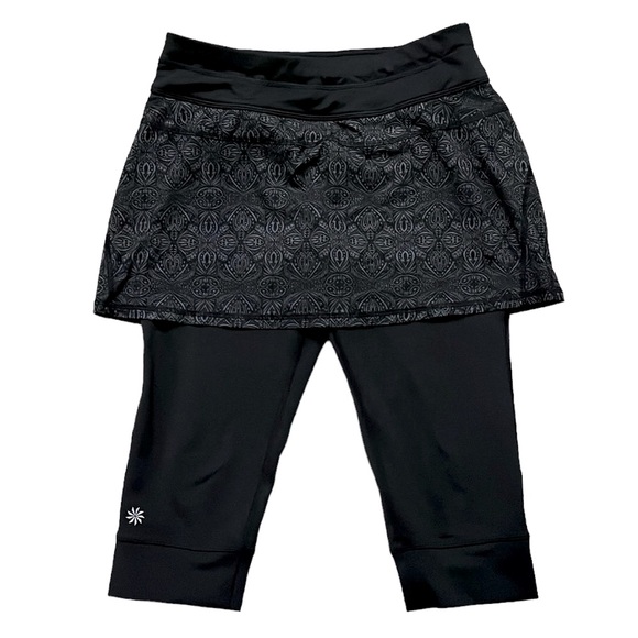 Athleta 2 in 1 Crop Leggings - Picture 1 of 4